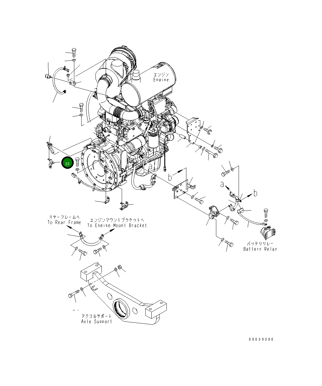 Кронштейн 416-06-31580 Komatsu