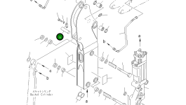 Палец 09241-4B150 Komatsu