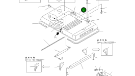Капот 20G-54-K2431 Komatsu