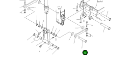 Палец 22U-70-21190NU Komatsu