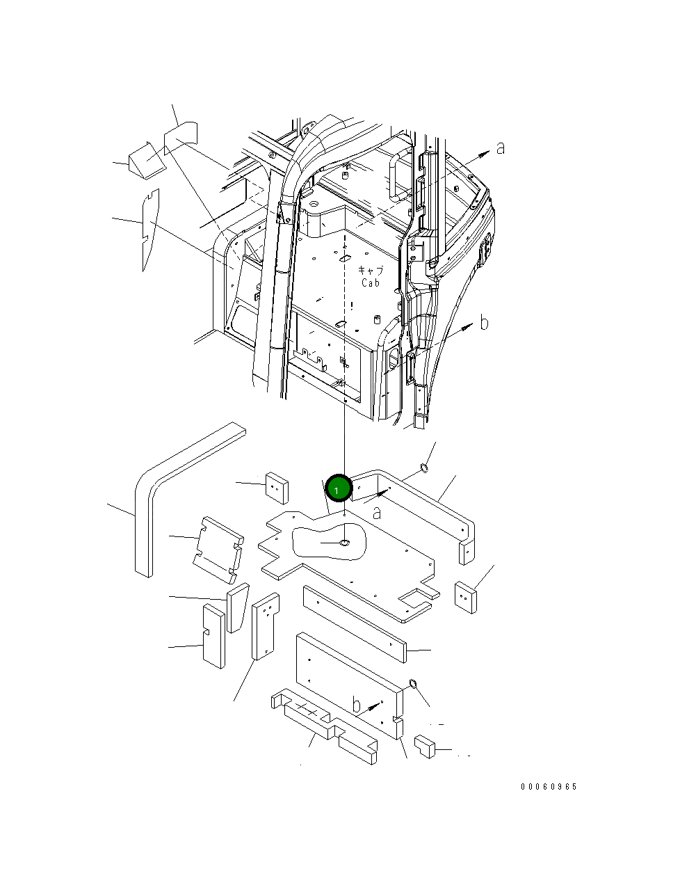 Лист 22L-54-22512 Komatsu