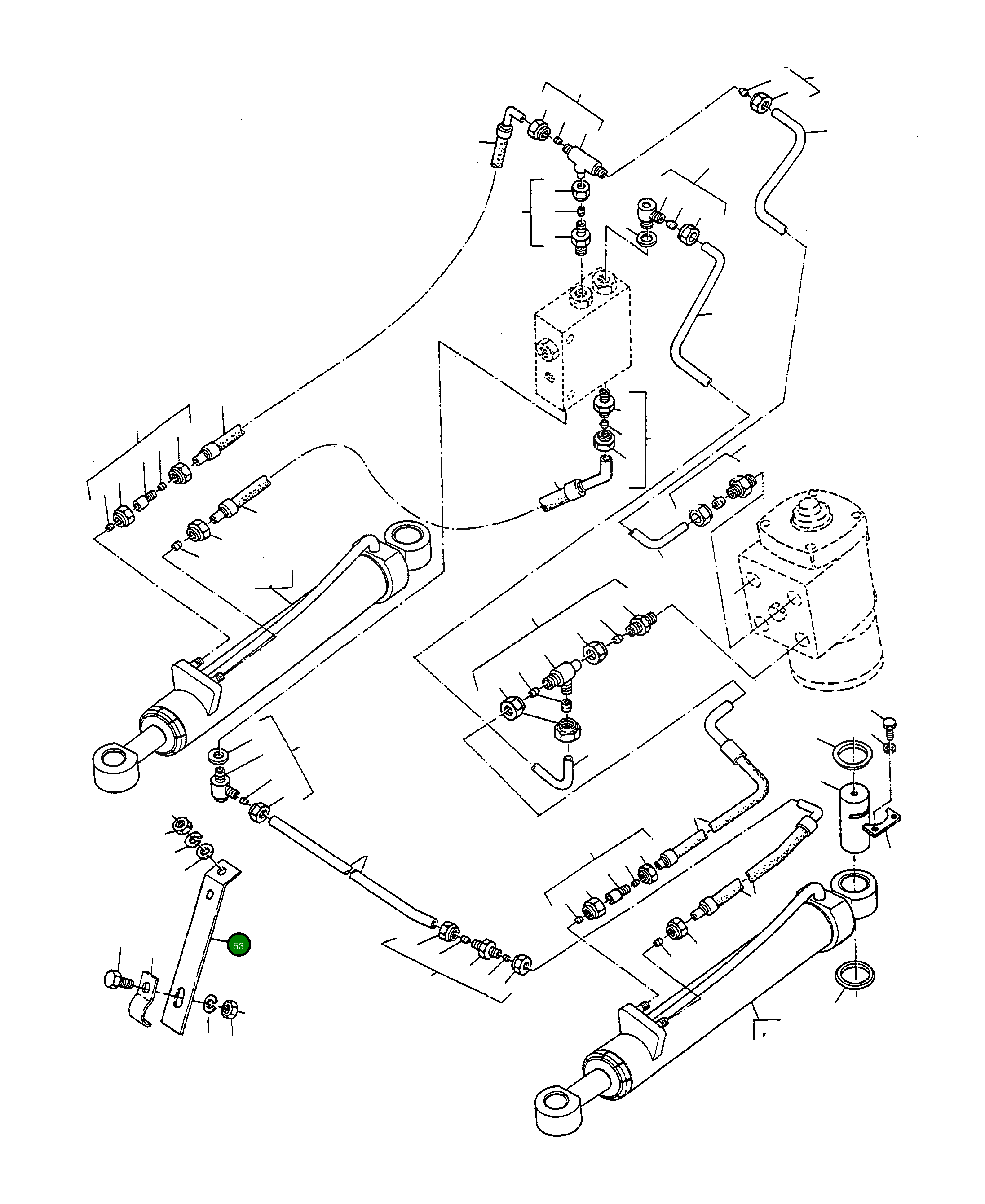 Кронштейн 4003441M1 Komatsu