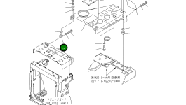 Кронштейн 19M-54-14840 Komatsu