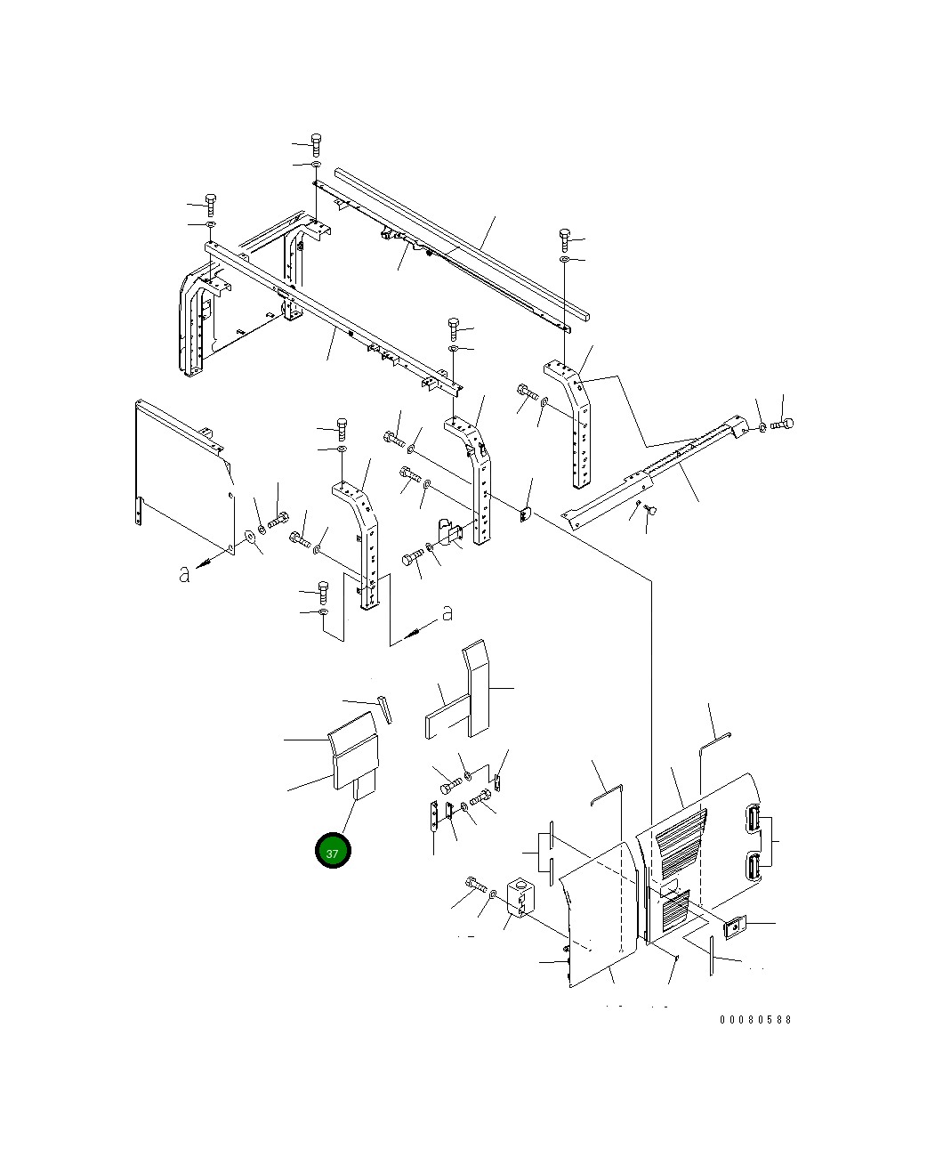 Лист 205-54-31241 Komatsu