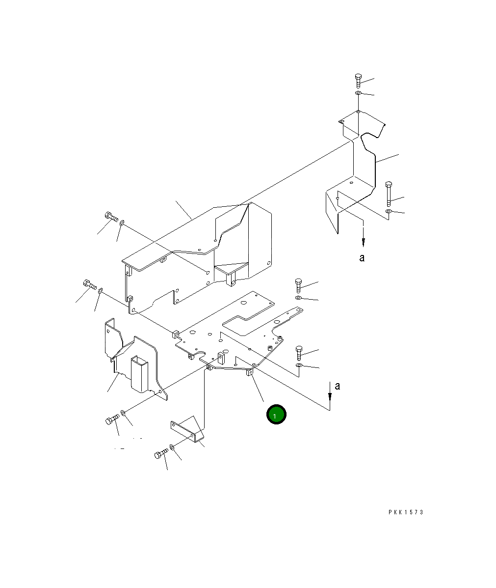 Кронштейн 14X-977-1510 Komatsu
