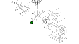Кронштейн 6208-81-6720 Komatsu