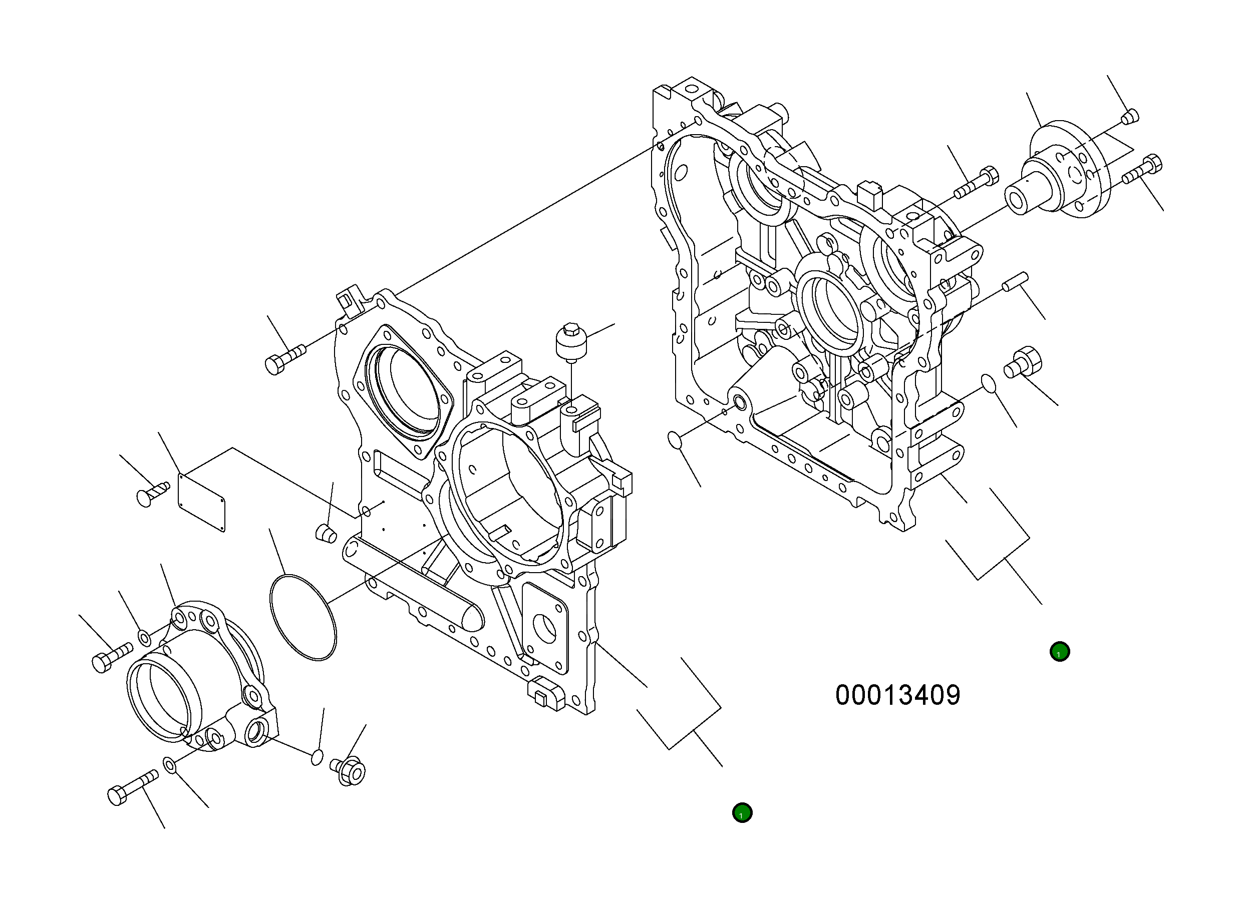 Корпус 416-17-31101 Komatsu