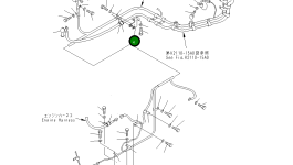 Кронштейн 124-54-64111 Komatsu