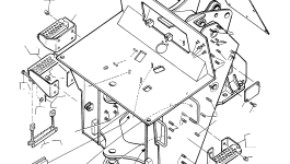 Кронштейн станины 4211044M2 Komatsu