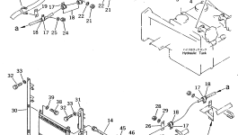 Кронштейн 569-61-64830 Komatsu