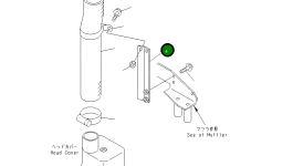 Кронштейн 6732-11-8730 Komatsu