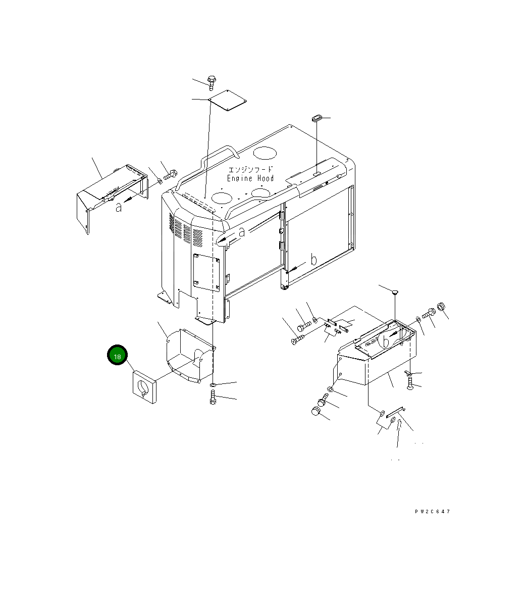 Лист 23A-54-31820 Komatsu