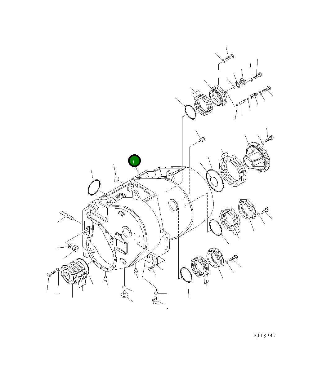 Корпус 175-916-3812 Komatsu