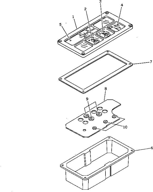 Корпус KA11371-KA2001 Komatsu