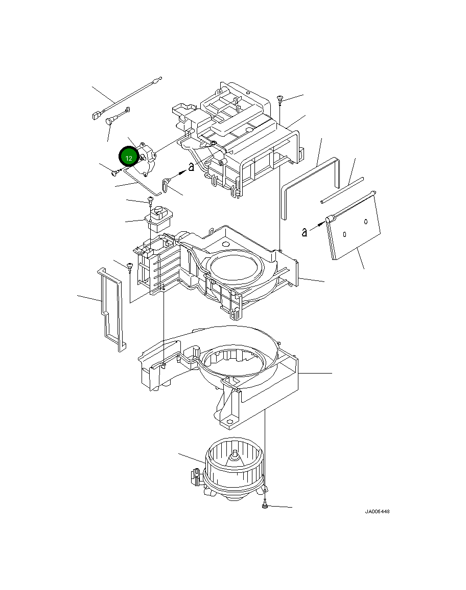 Кронштейн ND017661-3560 Komatsu