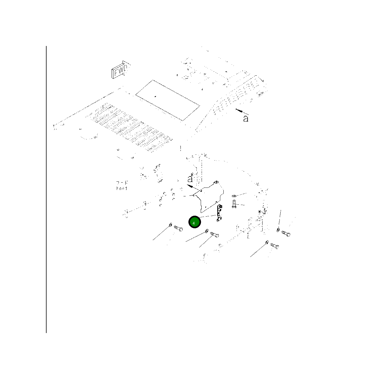 Кронштейн 421-54-62890 Komatsu