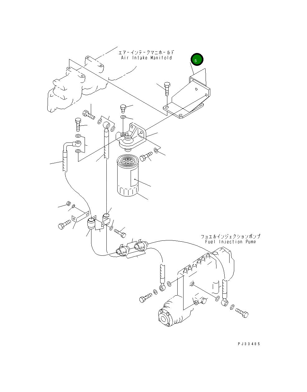Кронштейн 6151-71-6230 Komatsu