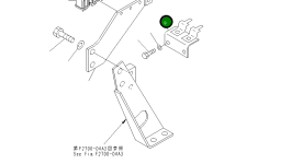 Кронштейн 196-06-34570 Komatsu
