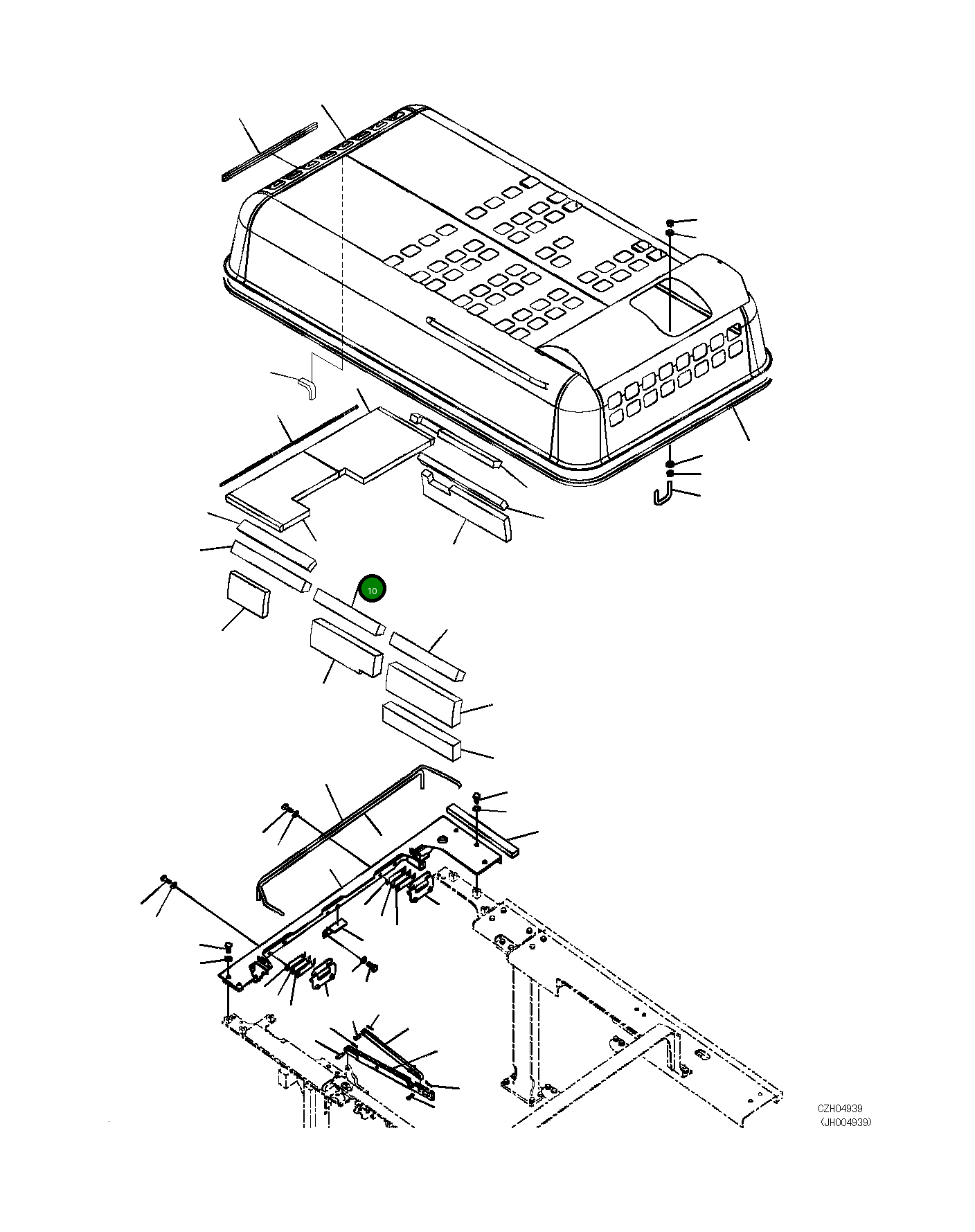 Лист 21M-54-D1170 Komatsu
