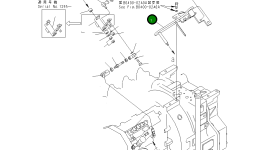 Кронштейн 21J-43-11113 Komatsu
