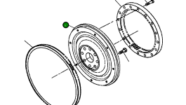 Маховик 1307 633 H91 Komatsu