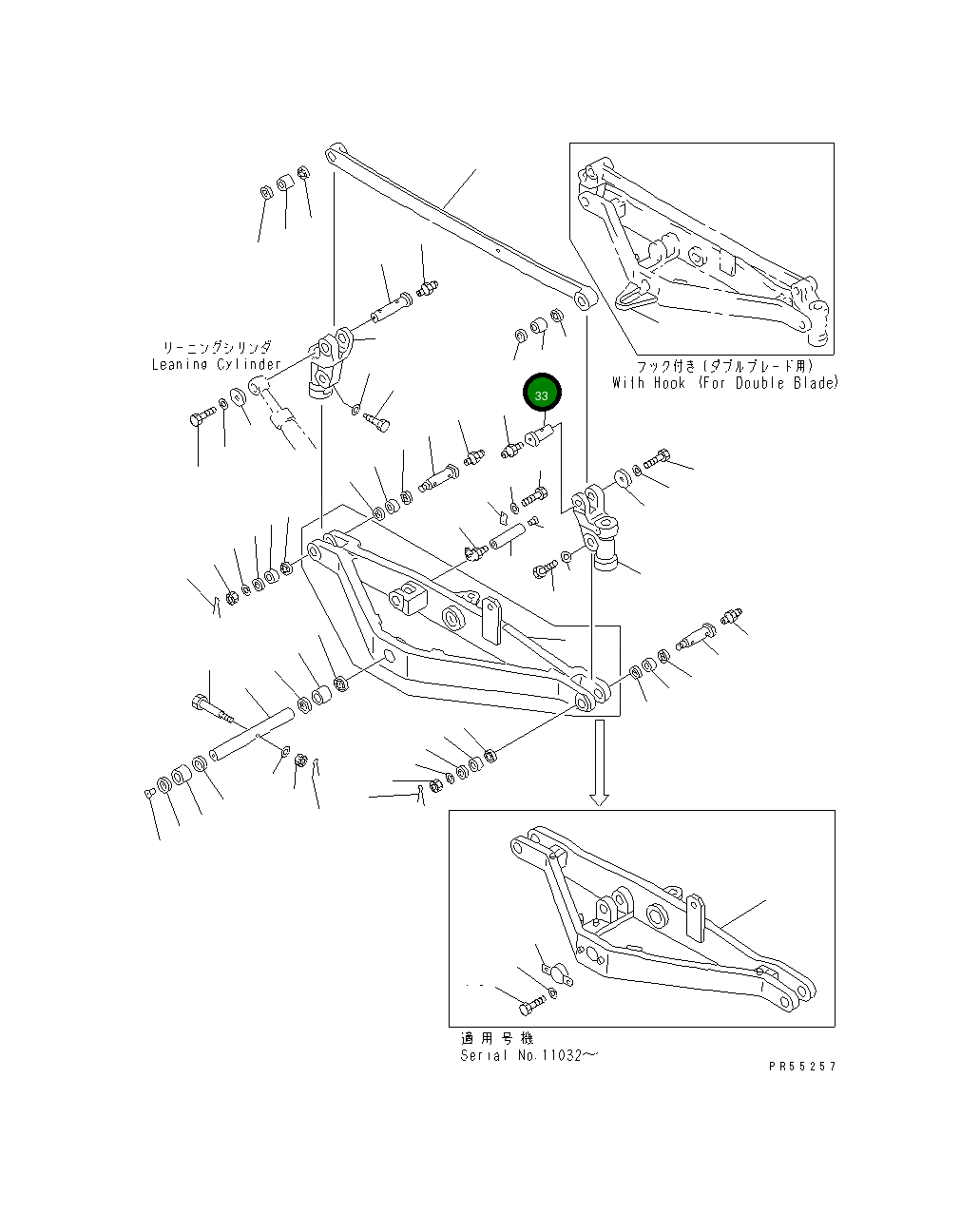 Палец 234-27-31840 Komatsu