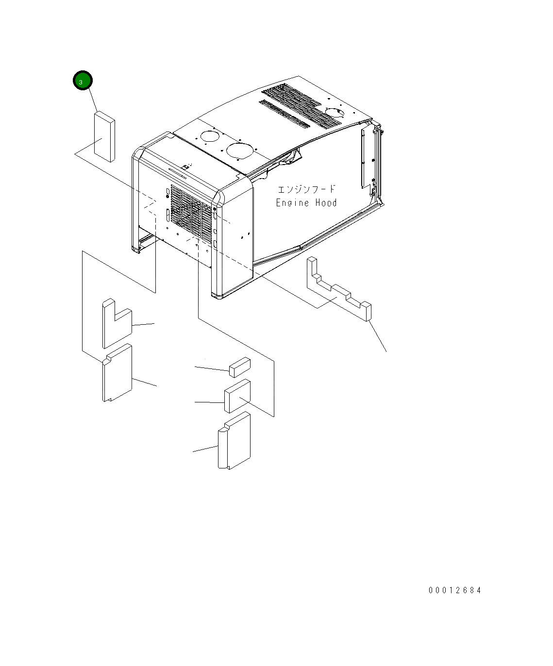Лист 418-54-35241 Komatsu