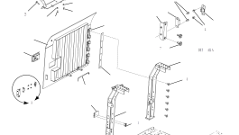 Кронштейн 2A6-54-A1810 Komatsu