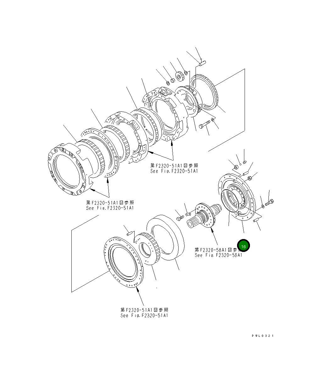 Корпус 175-15-42413 Komatsu