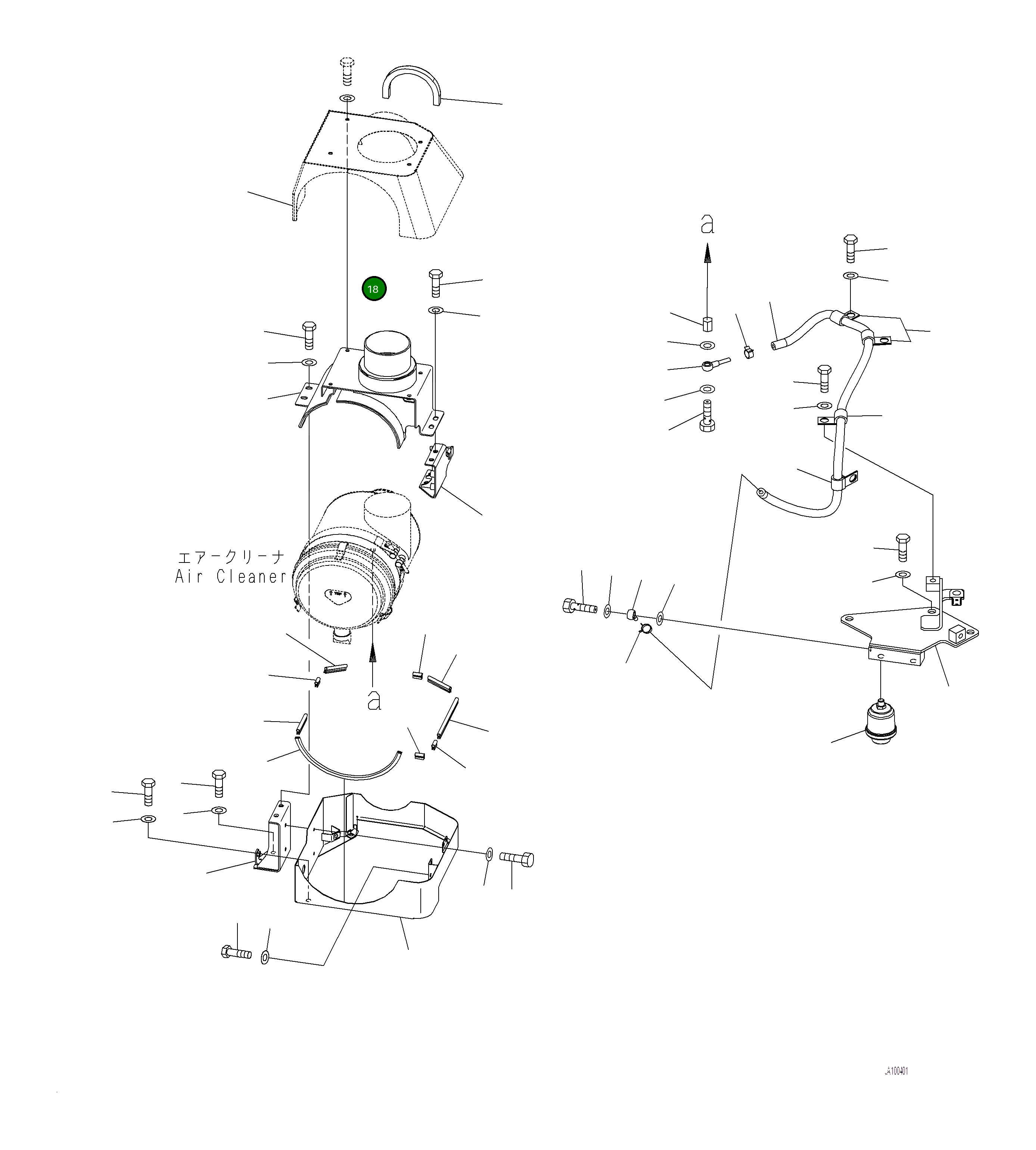 Кронштейн 421-54-68720 Komatsu