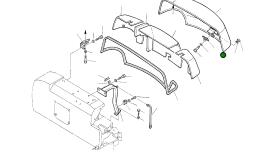 Капот 3F1040051 Komatsu