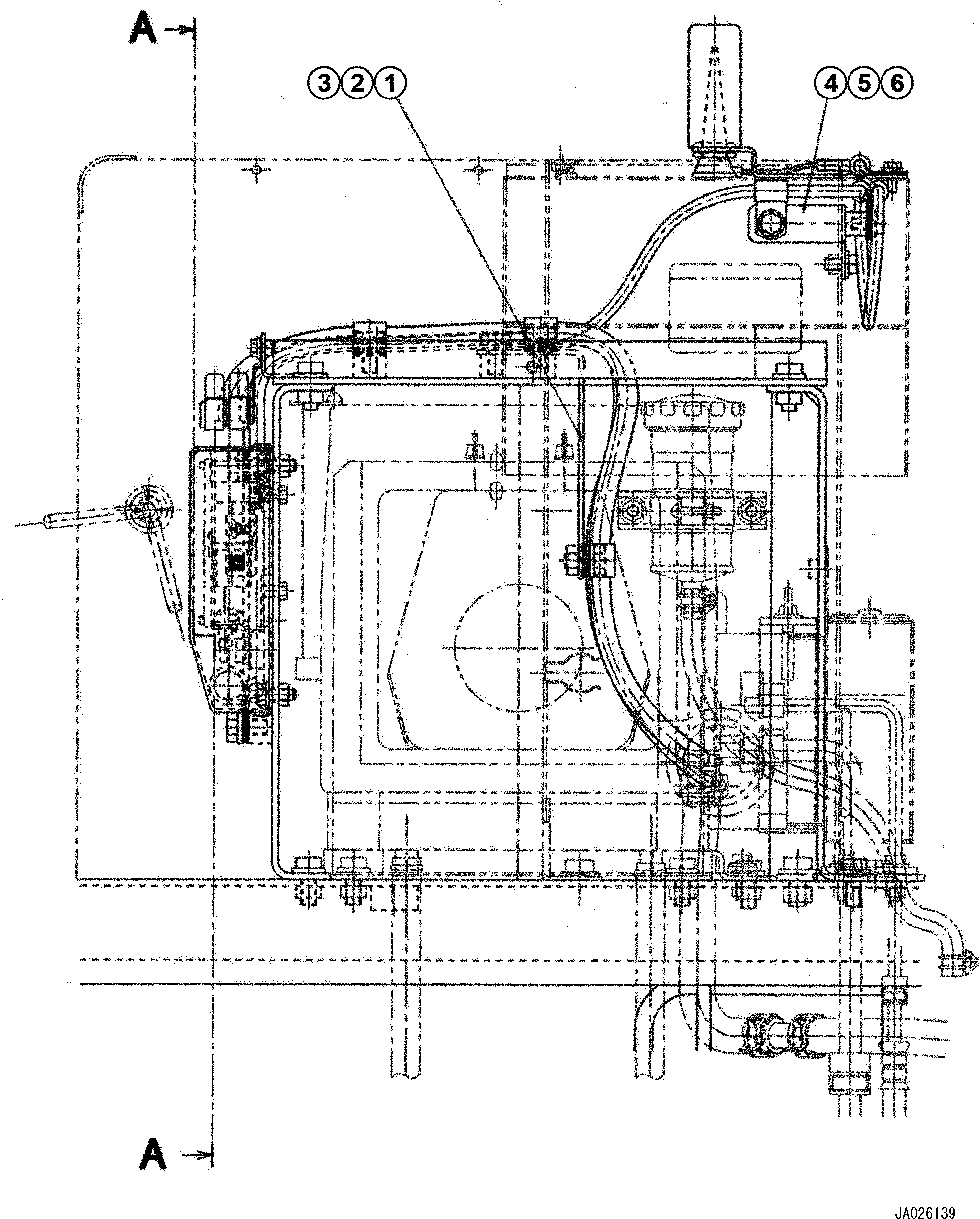 Кронштейн 23B-06-21670 Komatsu