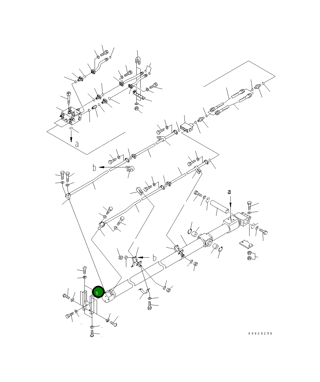 Кронштейн 20Y-957-5251 Komatsu