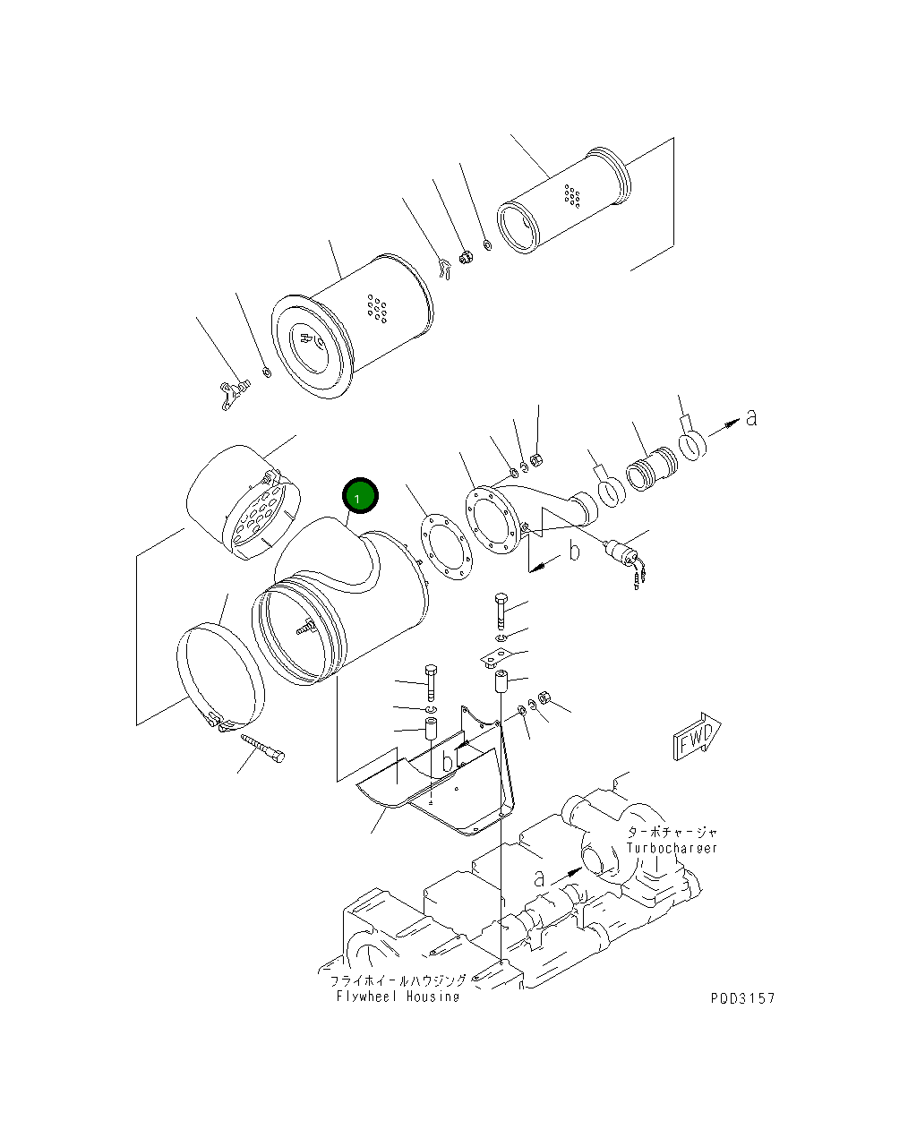 Корпус 6162-83-7310 Komatsu