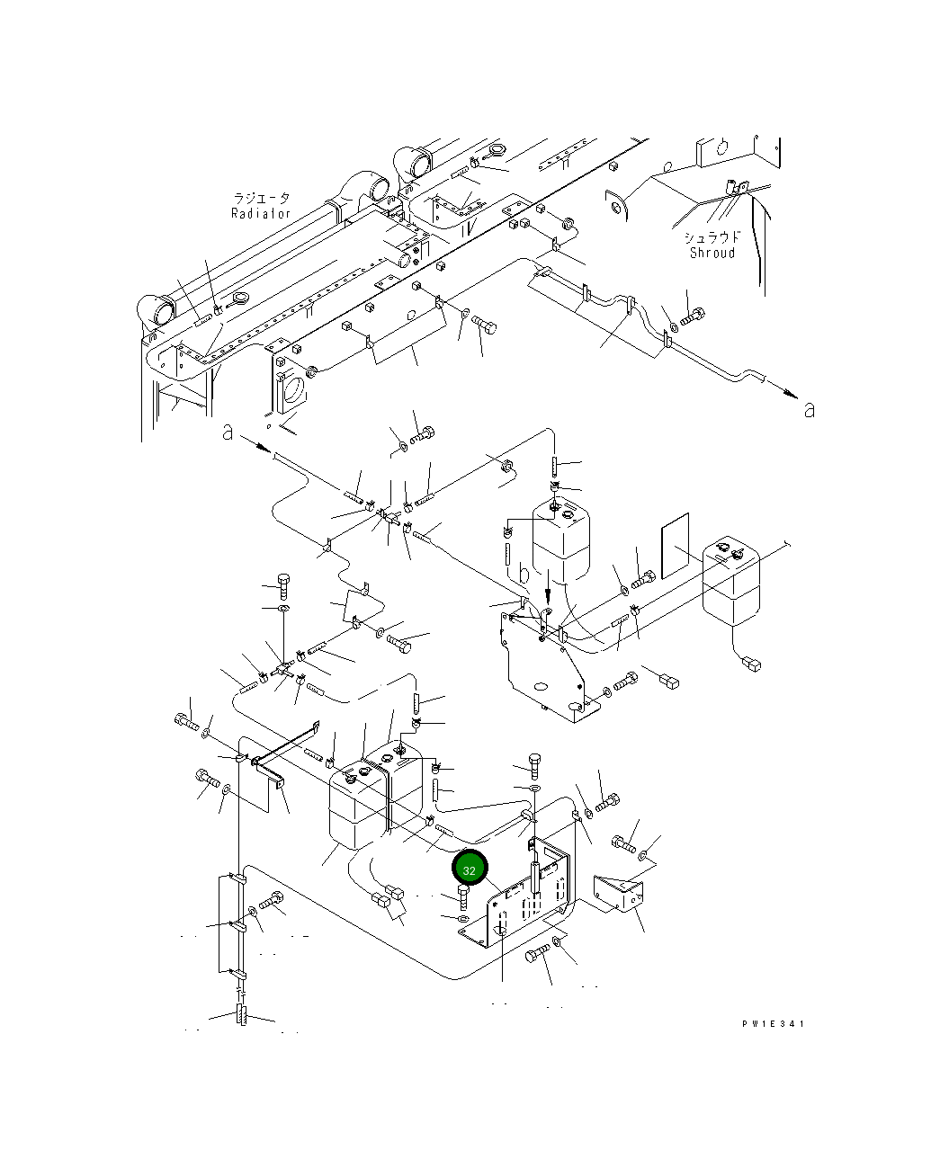 Кронштейн 21T-03-64311 Komatsu