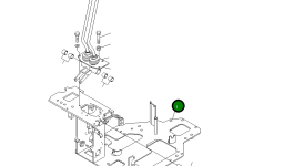 Кронштейн 22F-43-17110 Komatsu