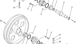Направляющее колесо 10G-30-23310 Komatsu