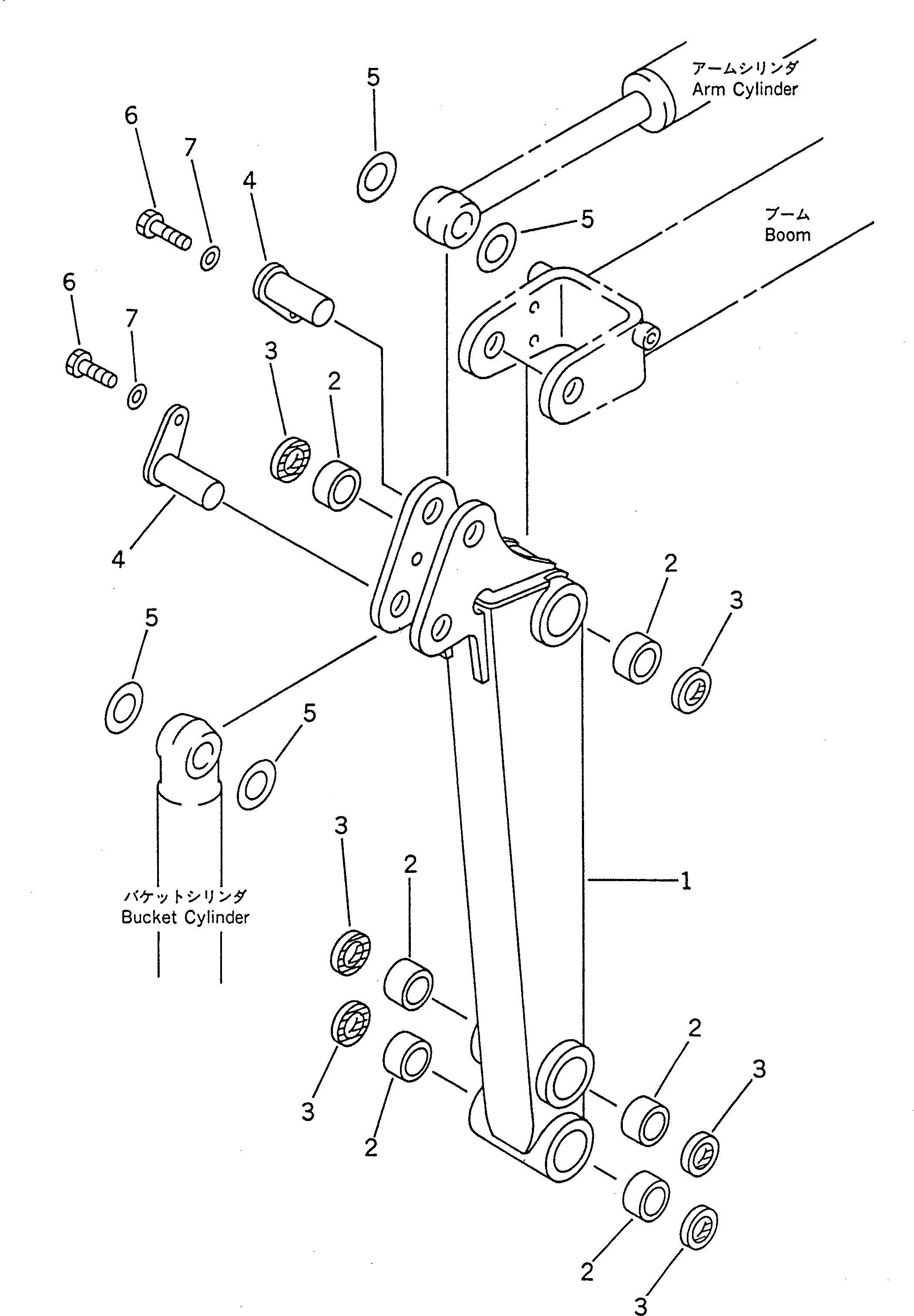 Палец 21A-70-11150 Komatsu