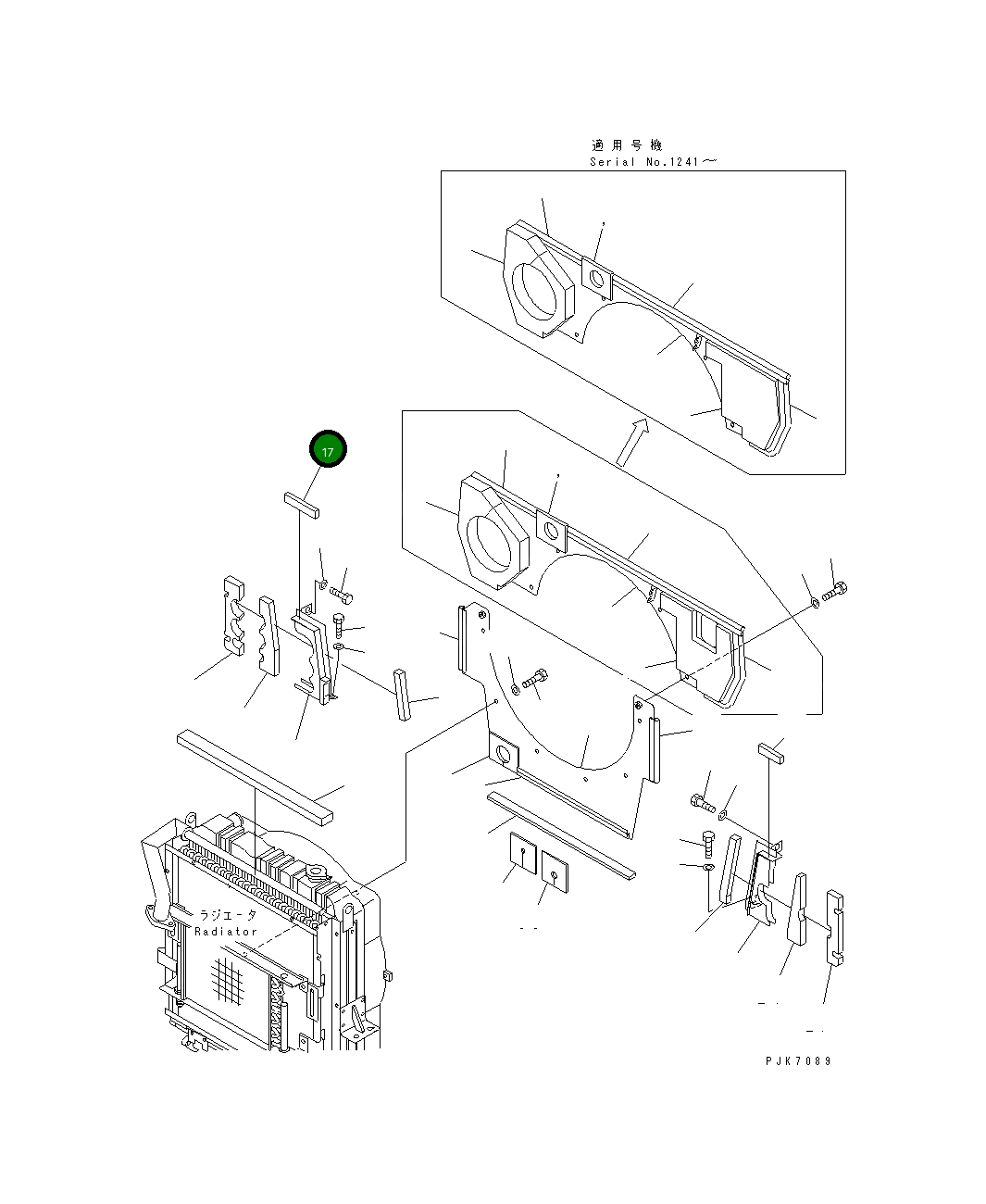 Лист 21J-03-11590 Komatsu
