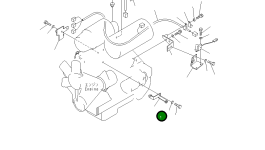 Кронштейн 104-06-51870 Komatsu