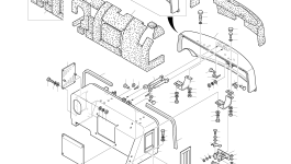 Кронштейн 195-01016 Komatsu