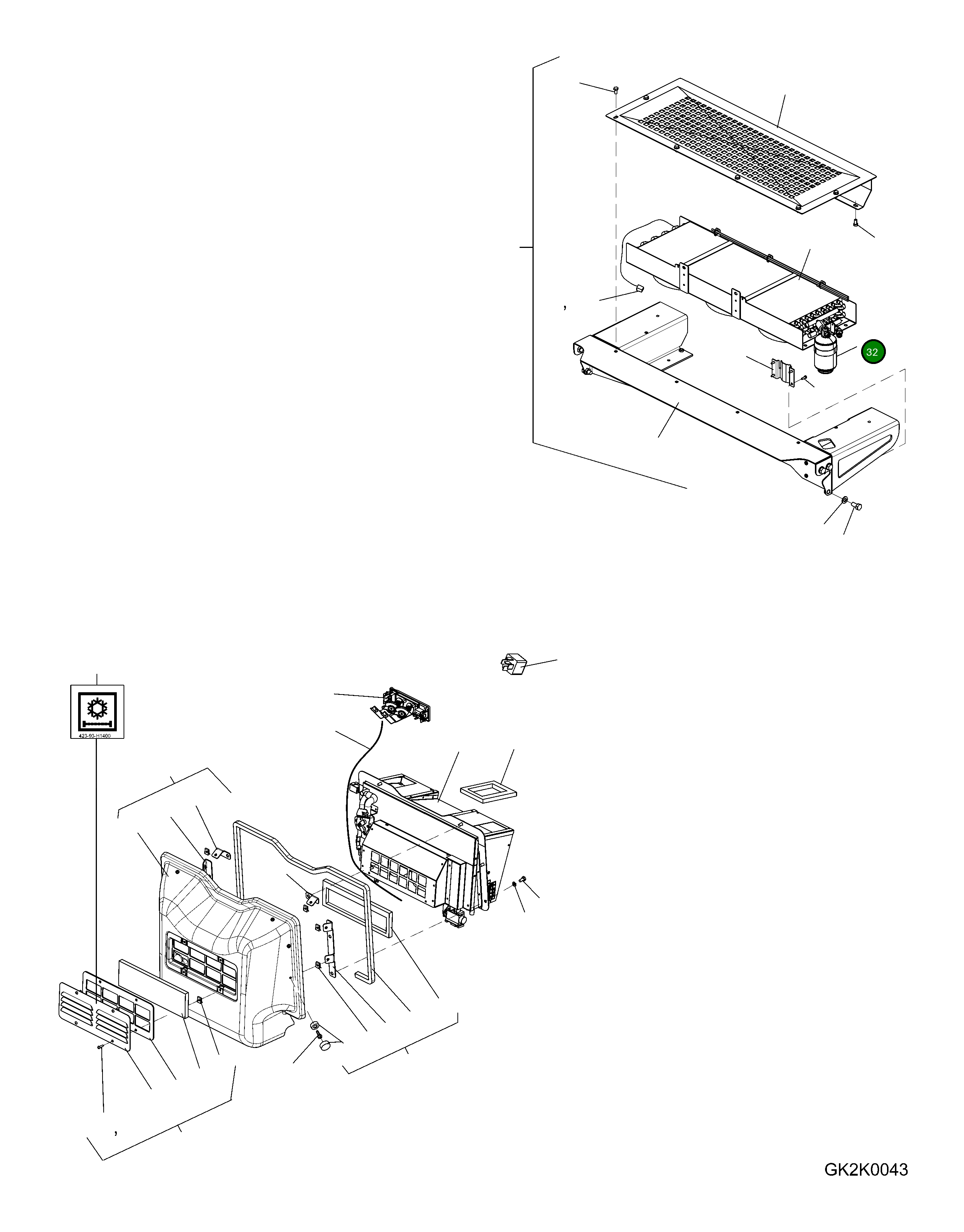 Осушитель 42T-56-H0R38 Komatsu