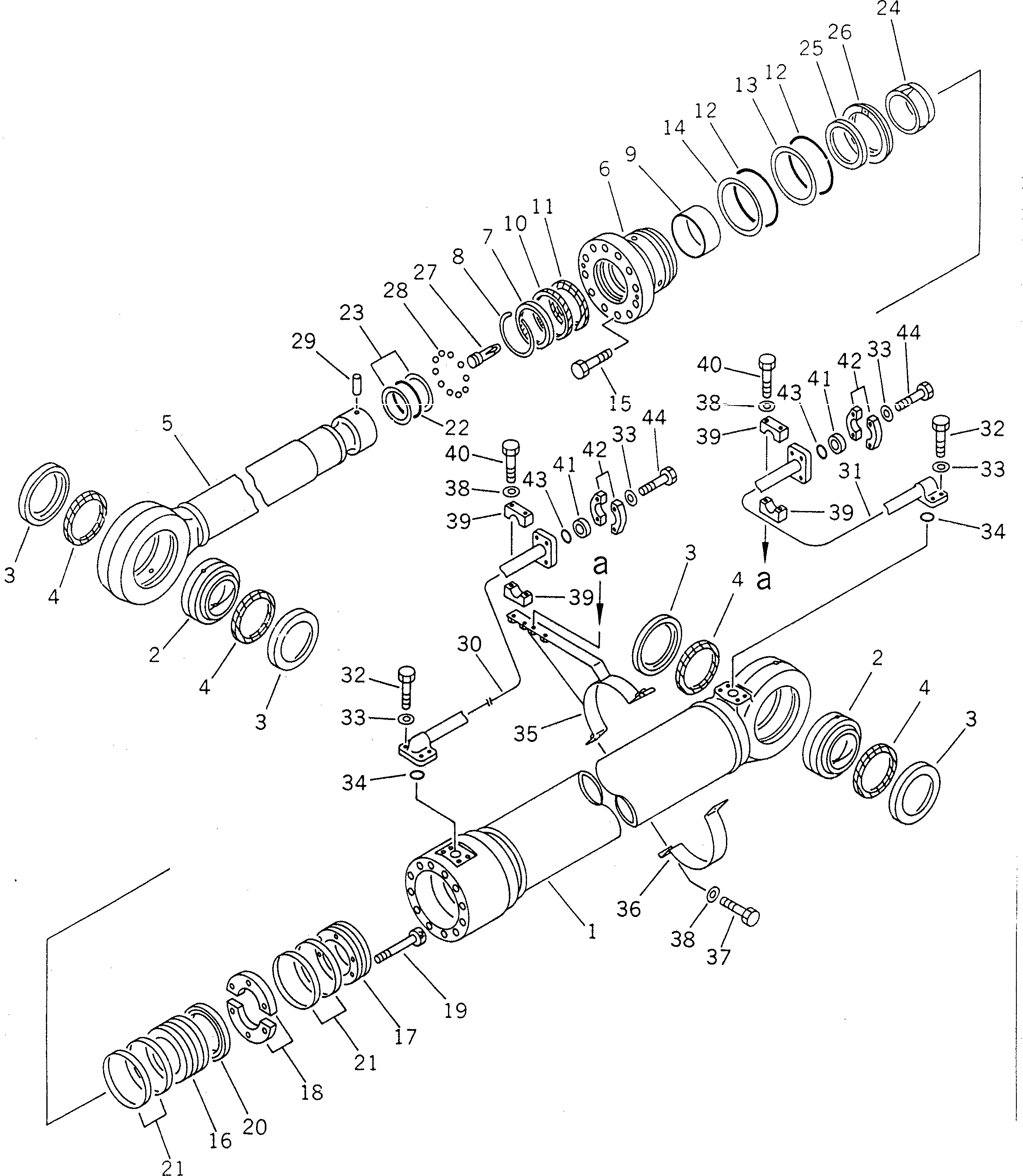 Цилиндр 21T-63-74140 Komatsu