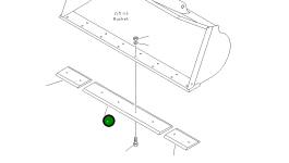 Кромка 416-815-1310 Komatsu