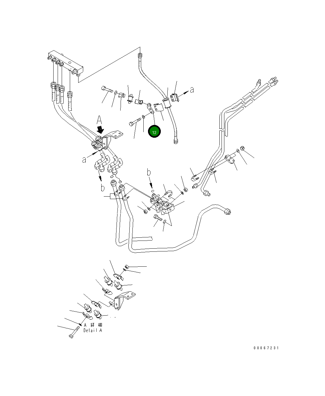 Кронштейн 569-43-88540 Komatsu