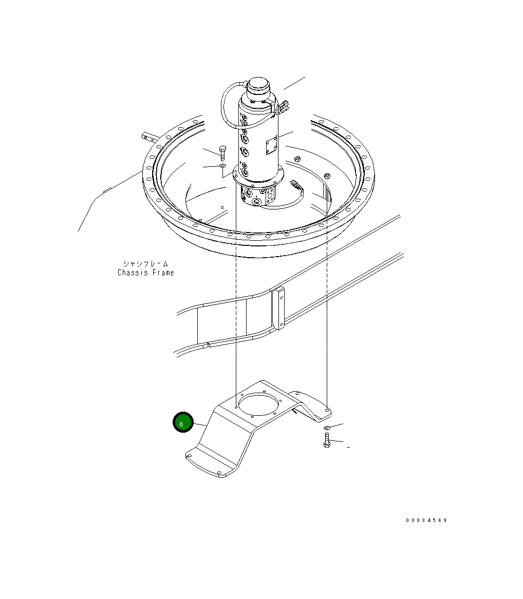 Кронштейн 20J-62-11320 Komatsu