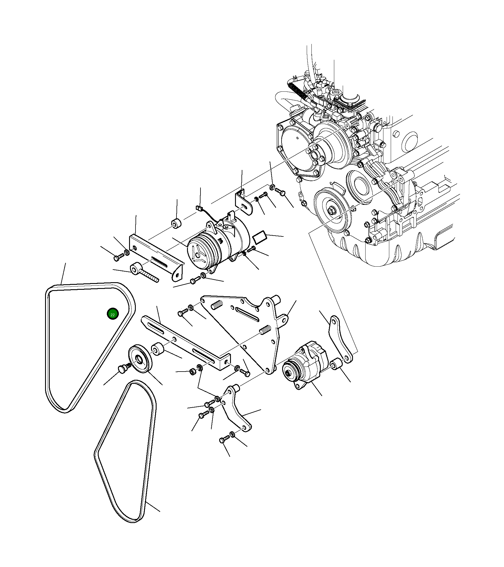 Кронштейн 37C-942-1750 Komatsu
