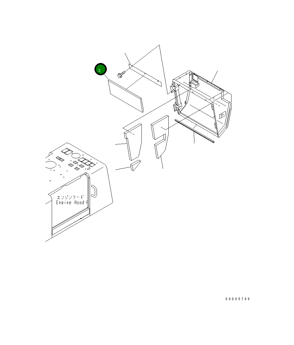 Лист 418-Z97-3381 Komatsu