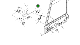 Кронштейн 56D-54-24190 Komatsu