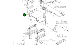 Кронштейн 14S-54-13280 Komatsu